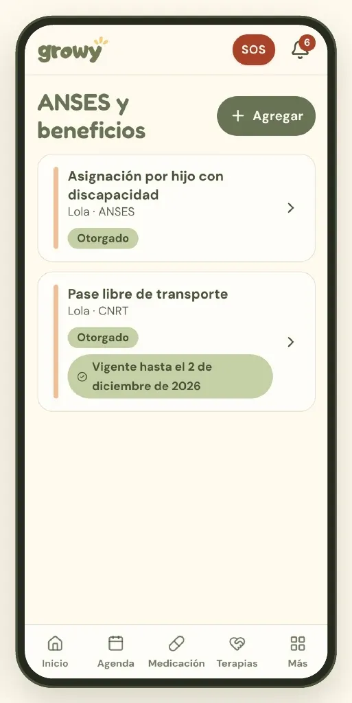 Lista de beneficios de ANSES